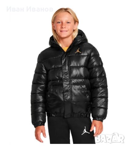детско дебело яке JORDAN JDB HOOD HIT   размер - 128-132  см , снимка 2 - Детски якета и елеци - 42369628