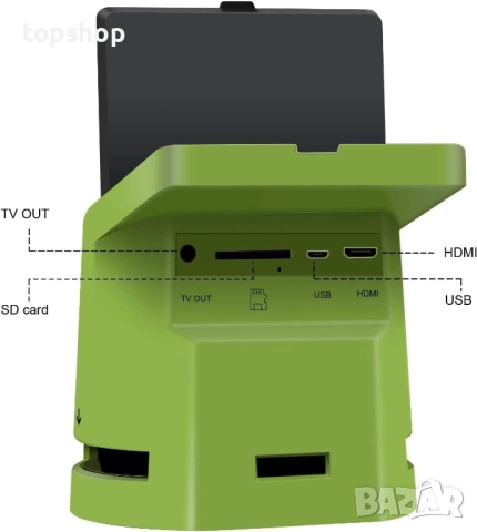 Нов, WIFI скенер за диапозитиви и негативи  с 3,5-инчов LCD дисплей и проложение за андроид и айфон, снимка 5 - Друга електроника - 52807203