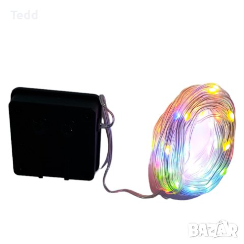 Соларни LED лампички за Коледна и Новогодишна украса, снимка 4 - Други - 42894610