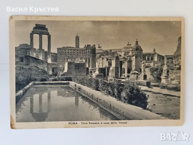 Пътували картички - Италия 3 бр., - и Комплект от 5 бр. - Рим, 1939 г.