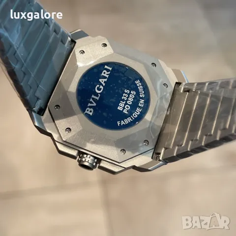 Мъжки часовник BVLGARI Octo Finissimo Chronograph с кварцов механизъм, снимка 7 - Мъжки - 47924035