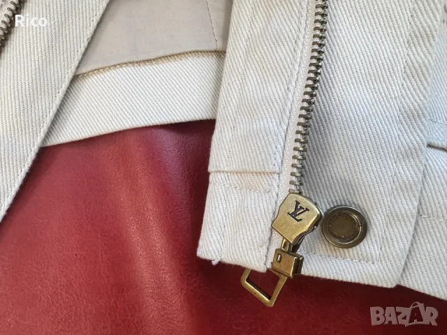 Louis Vuitton Beige Monogram Workwear Sherpa Jacket , снимка 8 - Якета - 55890378