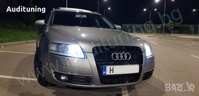 Решетка за Ауди Audi А6-RS6 4Ф 4F 2005 2006 2007 2008 2009 2010, снимка 2 - Тунинг - 32040908