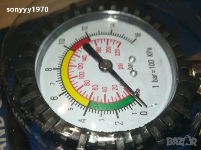 МАНОМЕТЪР С МАРКУЧ ЗА ГУМИ 3110241031, снимка 10 - Аксесоари и консумативи - 47783935