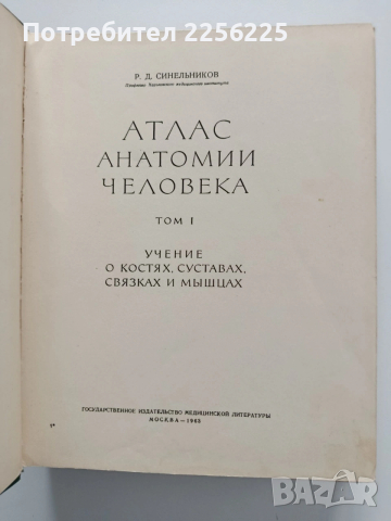 Атлас - Анатомии человека ( том 1), снимка 11 - Специализирана литература - 54031411