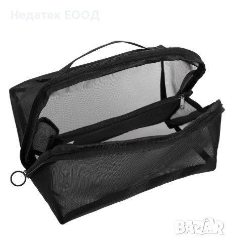 Плажен несесер, Черен, 25x11x13 см., снимка 2 - Чанти - 50711756