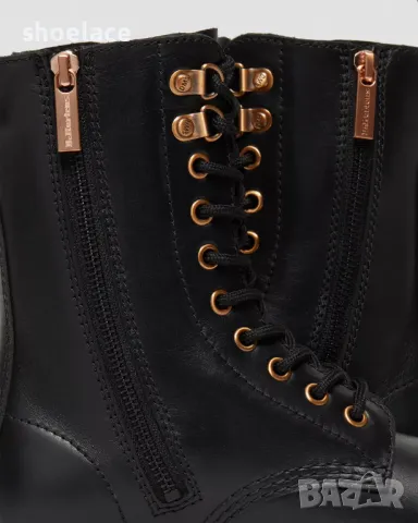 Dr Martens 1490 Rose Gold Hardware Leather High Boots 39, снимка 2 - Дамски боти - 49183074