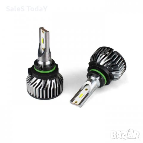 Диодни крушки 9006, 8000L, 6000К, NIKEN, 30W, LED, бял