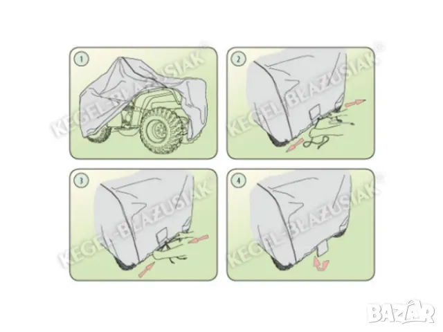 Покривало Kegel за ATV, снимка 13 - Аксесоари и консумативи - 49133339