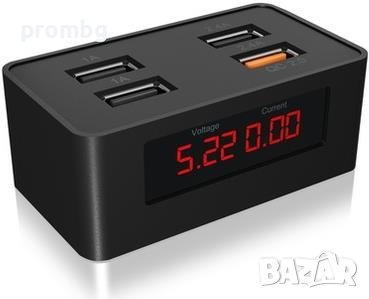 USB зарядна станция, 4 порта, зареждане, Германия, снимка 7 - USB кабели - 24908930