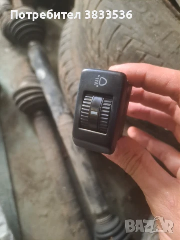  бутон за ел. реглаж на фаровете за Vw Golf & Jetta Mk2