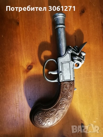 Кремъчен пистолет, Англия, 18 век., снимка 5 - Колекции - 53927471