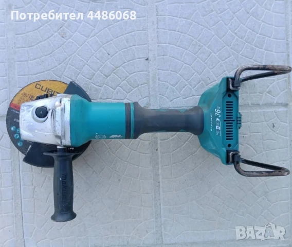 Акумулаторен безчетков ъглошлайф Makita DGA 700 Акумулаторен безчетков