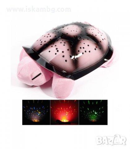 НОЩНА ЛАМПА С ПРОЕКТОР ЗА ДЕТСКА СТАЯ - КОСТЕНУРКА - код стандарт