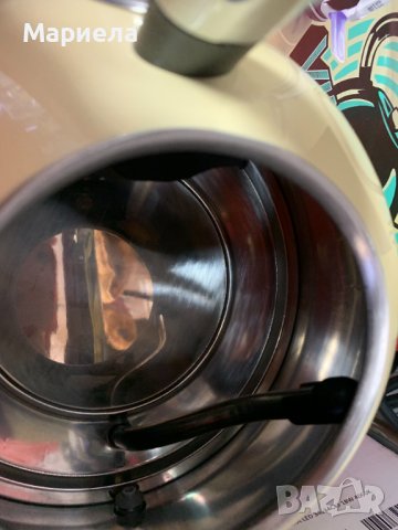 Eлектрическа кана от неръждаема стомана - 2200 W ретро стил / Ретро кана за гореща вода, снимка 5 - Кани - 44287620