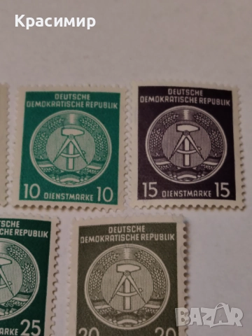 Винтидж ПОЩЕНСКИ марки ГДР. Минт , снимка 6 - Филателия - 52939571