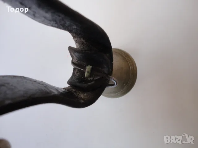 Бронзова камбана звънец  чан ремък катарама с оглавник , снимка 8 - Антикварни и старинни предмети - 49633567