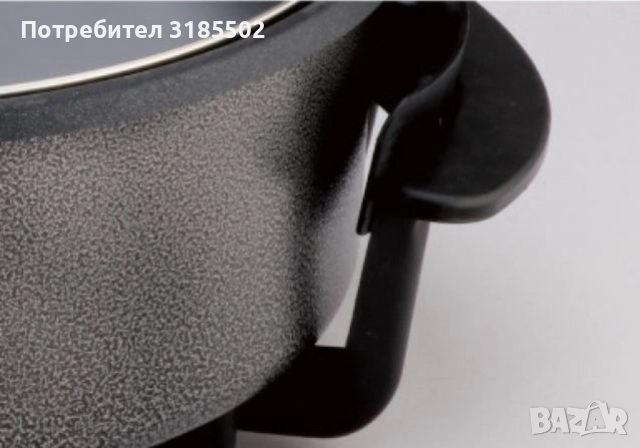 Електрически тиган за приготвяне на пица Rosberg, 1500W, 32 см, Терморегулатор, Незалепващо покритие, снимка 3 - Съдове за готвене - 51432615