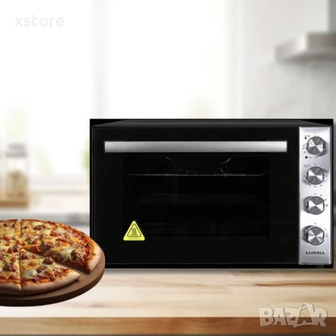 МИНИ ФУРНА , 70л ЧЕРЕН ГРАНИТ LX-9325CTDB,ЧЕРЕН INOX LUXELLLX-9325-CTDX, снимка 4 - Печки, фурни - 52697838