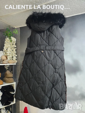 Дълъг елек с две лица , снимка 3 - Елеци - 51995203