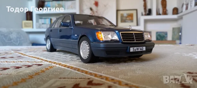 Mercedes W140 S500 Iscale 1:18, снимка 2 - Колекции - 55876455
