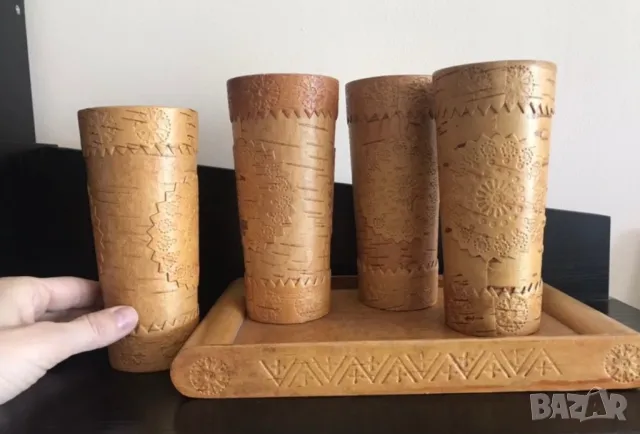 Бамбук и дърворезба - ръчна изработка; кошнички, снимка 5 - Други ценни предмети - 50136868