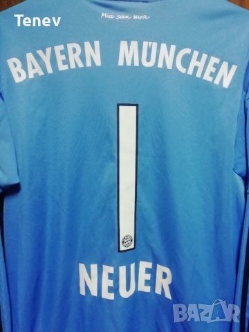 Bayern Munich Manuel Neuer Adidas оригинална футболна тениска Байерн Мюнхен Нойер , снимка 3 - Тениски - 39911209