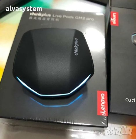 Неразопаковани гейминг Bluetooth V5.3 слушалки Lenovo GM2 Pro, снимка 3 - Безжични слушалки - 38571779