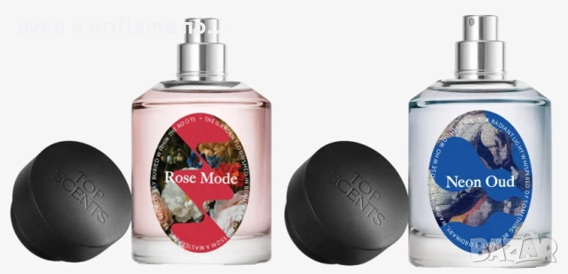НОВО! ORIFLAME - Бутикови парфюми TOP SCENTS ROSE MODE , NEON OUD