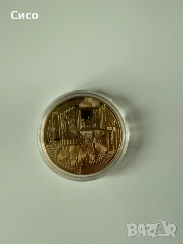 Колекционеркса Монета Биткойн Bitcoin BTC  - НОВИ, снимка 2 - Нумизматика и бонистика - 51855840