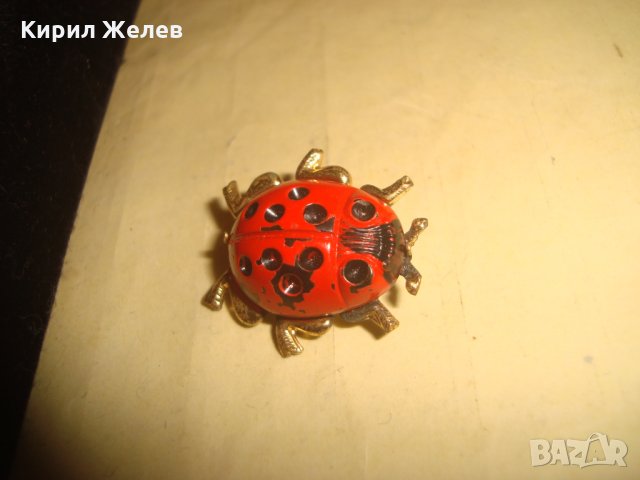 СТАРА БРОШКА - КАЛИНКА ПОЗЛАТЕНА ВИНТИДЖ НАКИТ 19380, снимка 7 - Антикварни и старинни предмети - 35654647