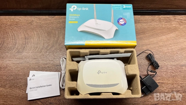 Рутер TP-link TL-WR840N, снимка 2 - Други - 52425166