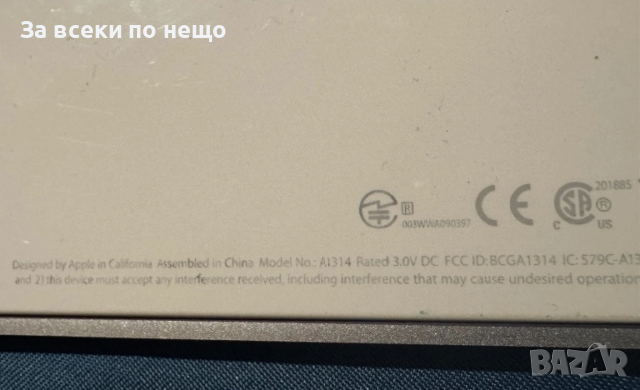 Apple Magic Keyboard A1314 безжична клавиатура, bluetooth, снимка 7 - Други - 53092935