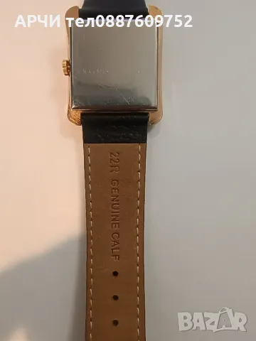 SWISS Ръчен мъжки швейцарски часовник Юпитер Jupiter Датник 17 камъни модел 1950г. кожена каишка, снимка 4 - Мъжки - 49823540