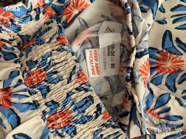 Бебешка рокля Zara 18-24 месеца, снимка 6 - Бебешки рокли - 50806993