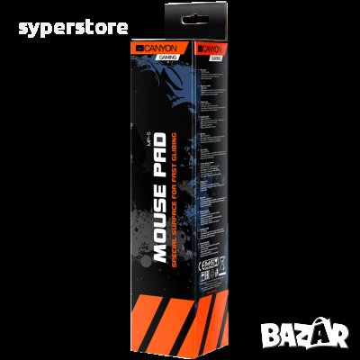Подложка за мишка Геймърска CANYON CND-CMP5 350x250x3mm Черна Multipandex, снимка 3 - Клавиатури и мишки - 36631942