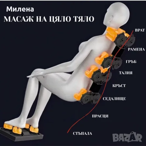 луксозен масажен стол, снимка 2 - Масажори - 55891354