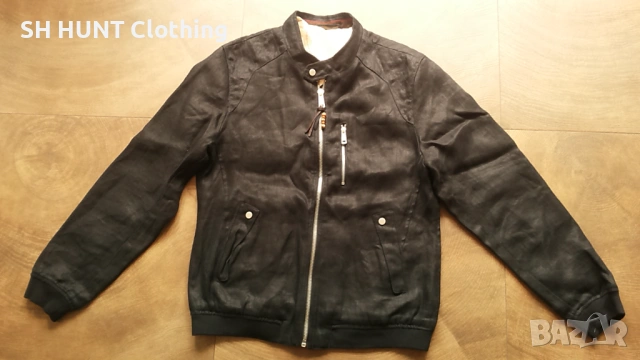 ZARA Mens Jacket размер XL мъжко яке 100% - лен 4-19