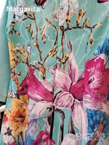 Рокля флорална размер М, снимка 3 - Рокли - 50853655