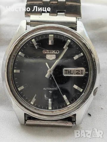 Оригинален Мъжки Ръчен Автоматичен Часовник SEIKO 5, снимка 2 - Мъжки - 48051777