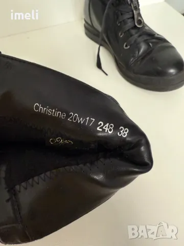 Боти ест кожа, снимка 5 - Дамски боти - 48651141