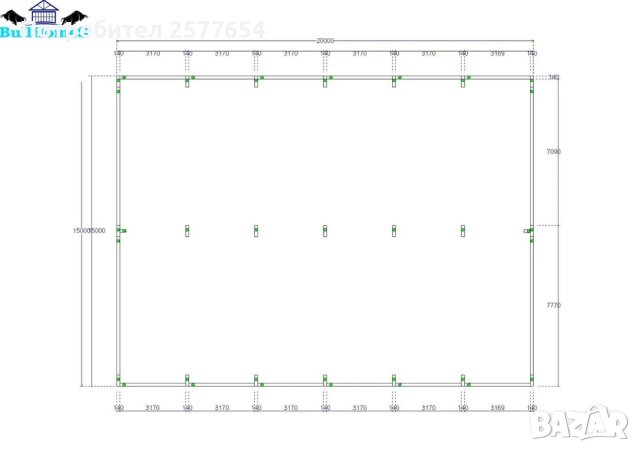 Хале,Халета,Магазин,Магазини,Склад,Складове-300м² , снимка 5 - Строителни материали - 44197803