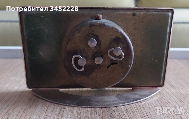 Часовник настолен механичен , снимка 6 - Антикварни и старинни предмети - 54169188