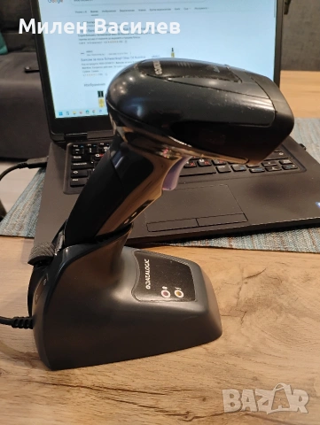 Баркод скенер Datalogic QuickScan QM2131 + докинг , снимка 2 - Друга електроника - 54163233