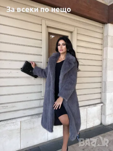 Луксозно дамско палто Код A140, снимка 3 - Палта, манта - 47552759