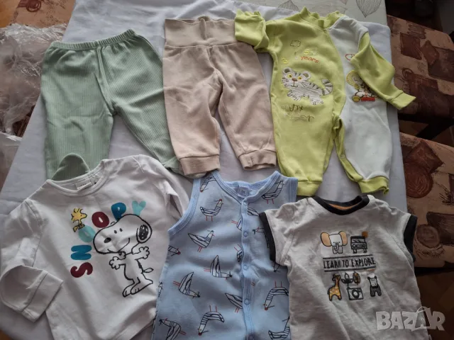 Дрешки за бебе момче.Размер 0-3м, 3-6м 
