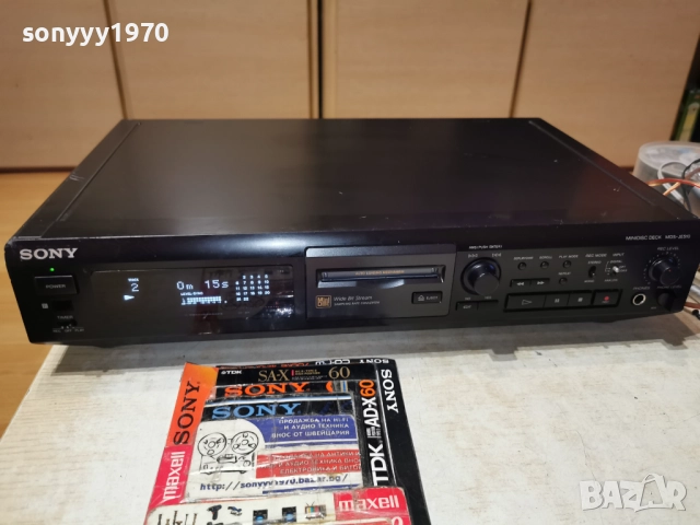 SONY MDS-JE510 MINIDISC DECK-ВНОС SWISS 2012251803