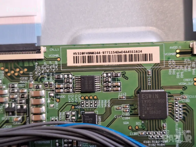 TCon BOARD,HV320FHB-N02,47-6021088,for LG 32LQ63006LA , for 32 inc DISPLAY HC320DUN-ABXL1-A1BX​ б, снимка 3 - Части и Платки - 49004542