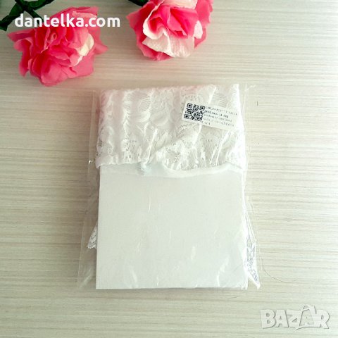 G1259 Еротично бельо. Секси бели чорапи с широка дантелена лента. Секси бельо, снимка 6 - Бельо - 37611767