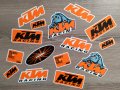 Стикери КТМ KTM емблеми лога - 15 бр. общо Sticker 